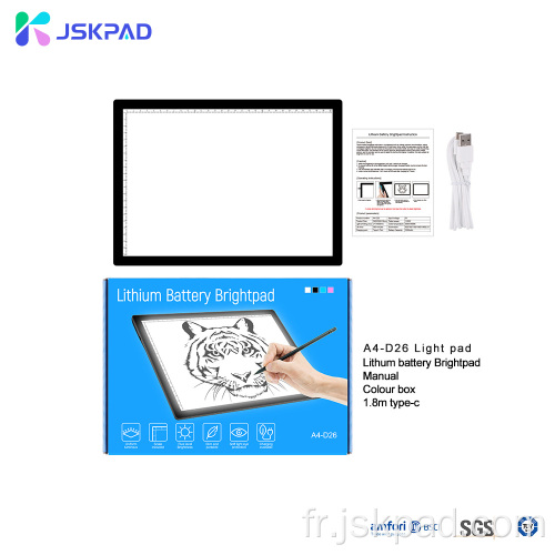 Planche à dessin LED pour caisson lumineux de traçage JSK